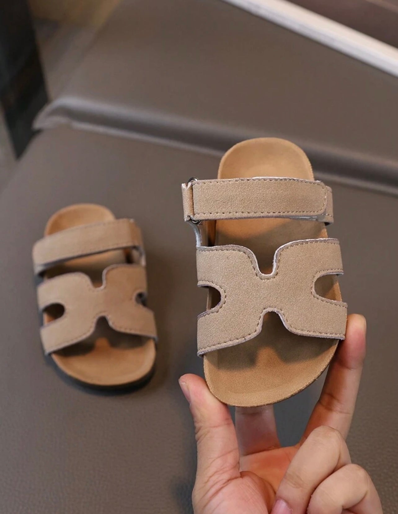 Taupe Sandals for babies & Kids