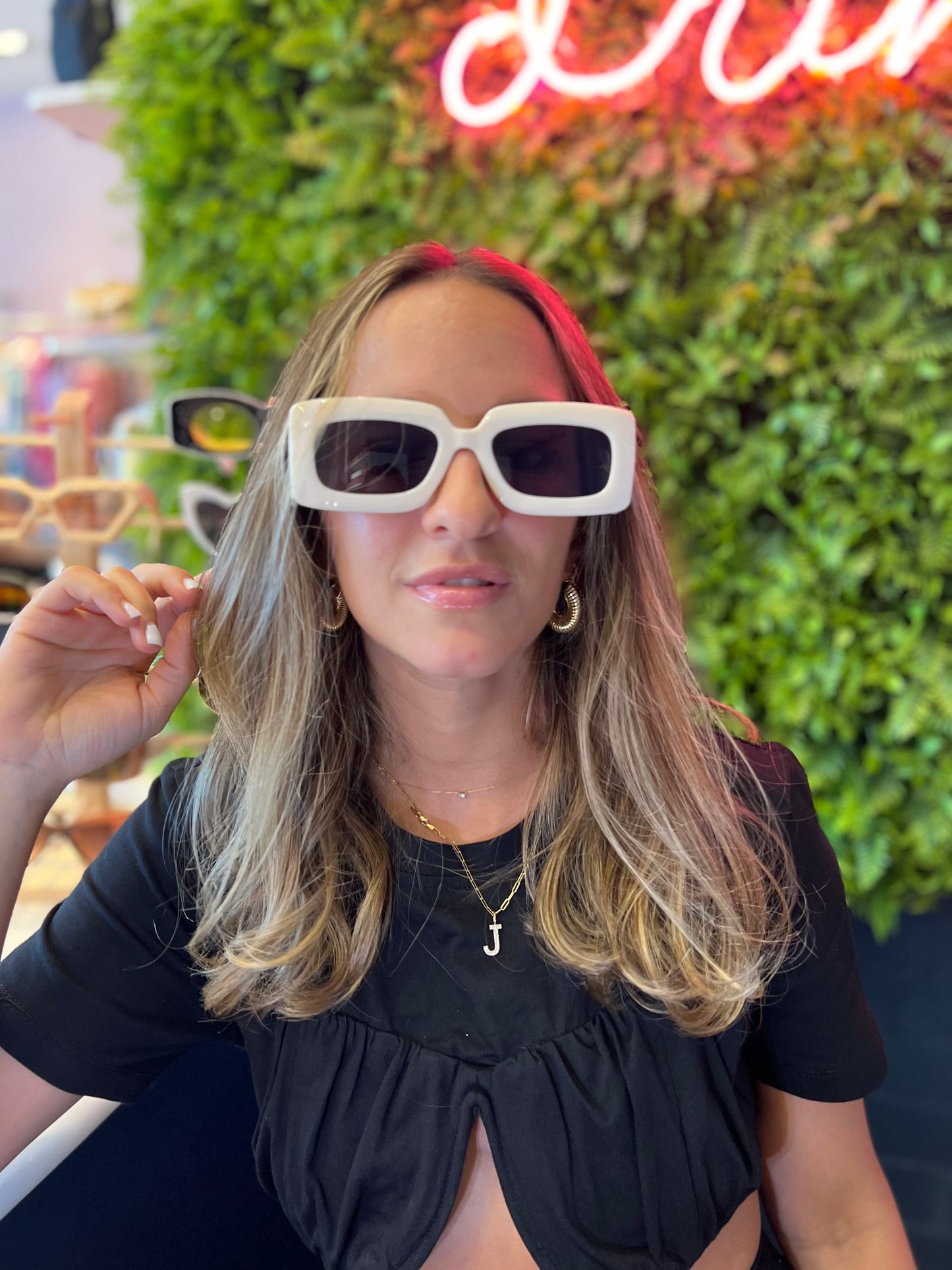 Vanilla bean sun glasses