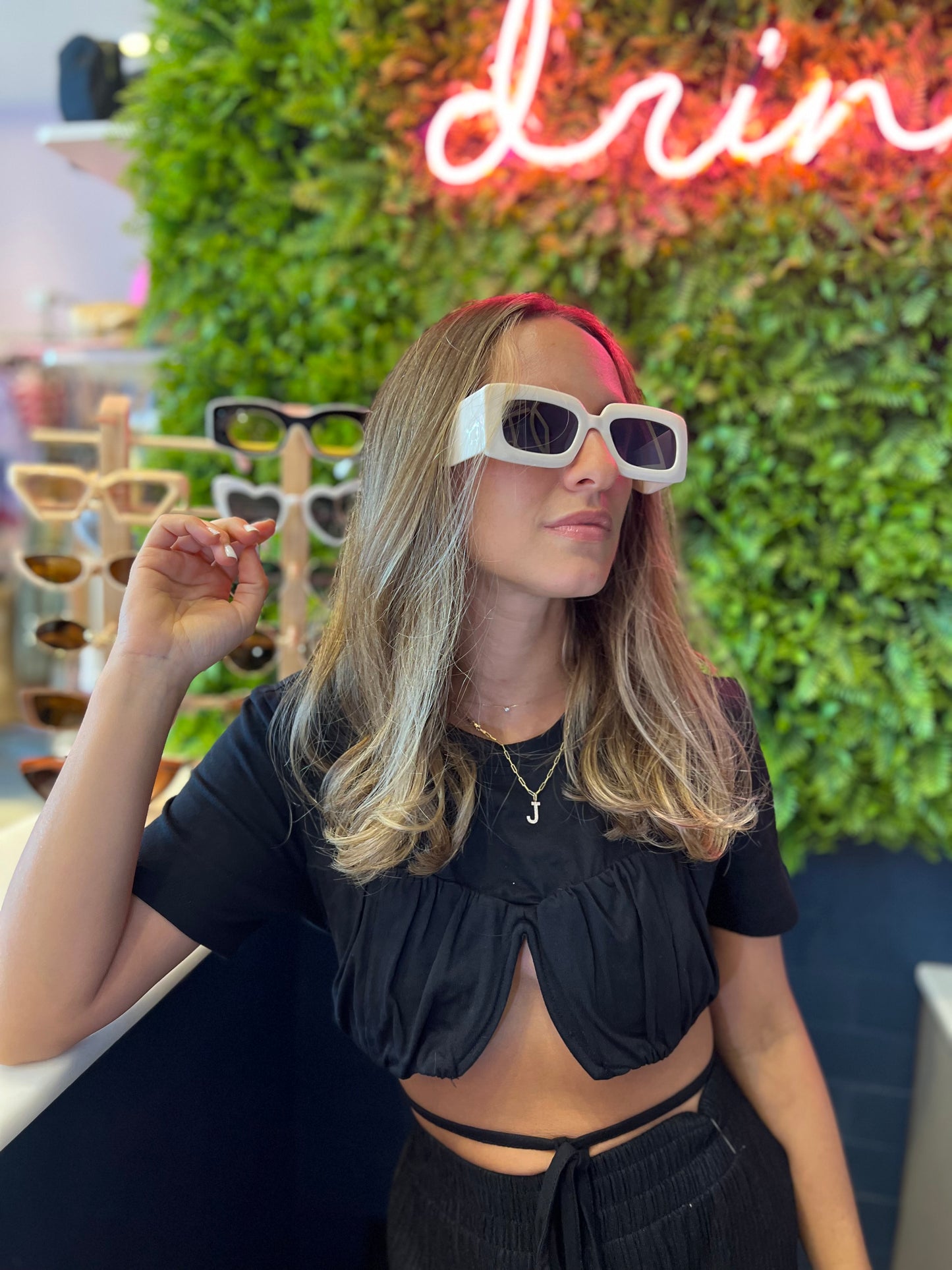 Vanilla bean sun glasses