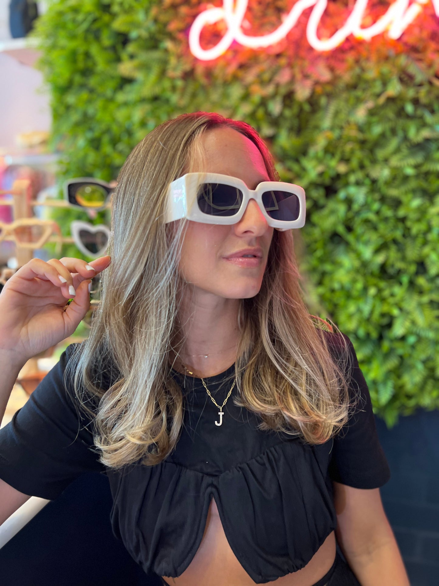 Vanilla bean sun glasses