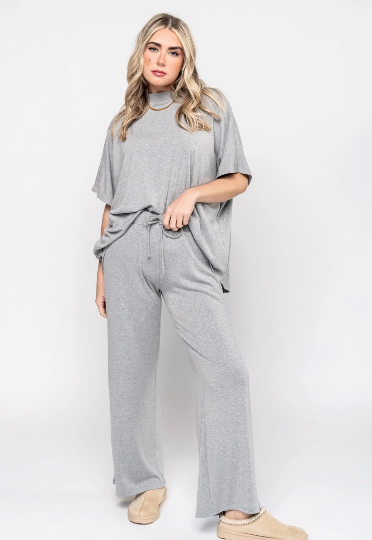 Grey cullote set de viaje69.99