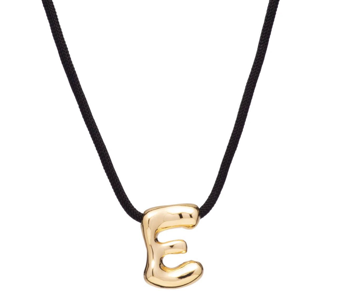 Mayamar Puffy Letter Necklace