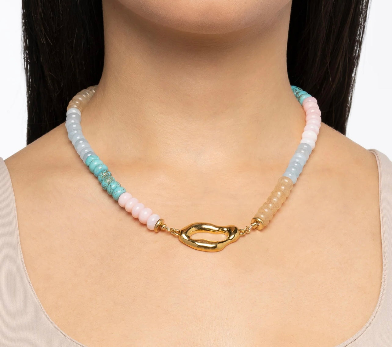 Mayamar Beaded Organic necklace
