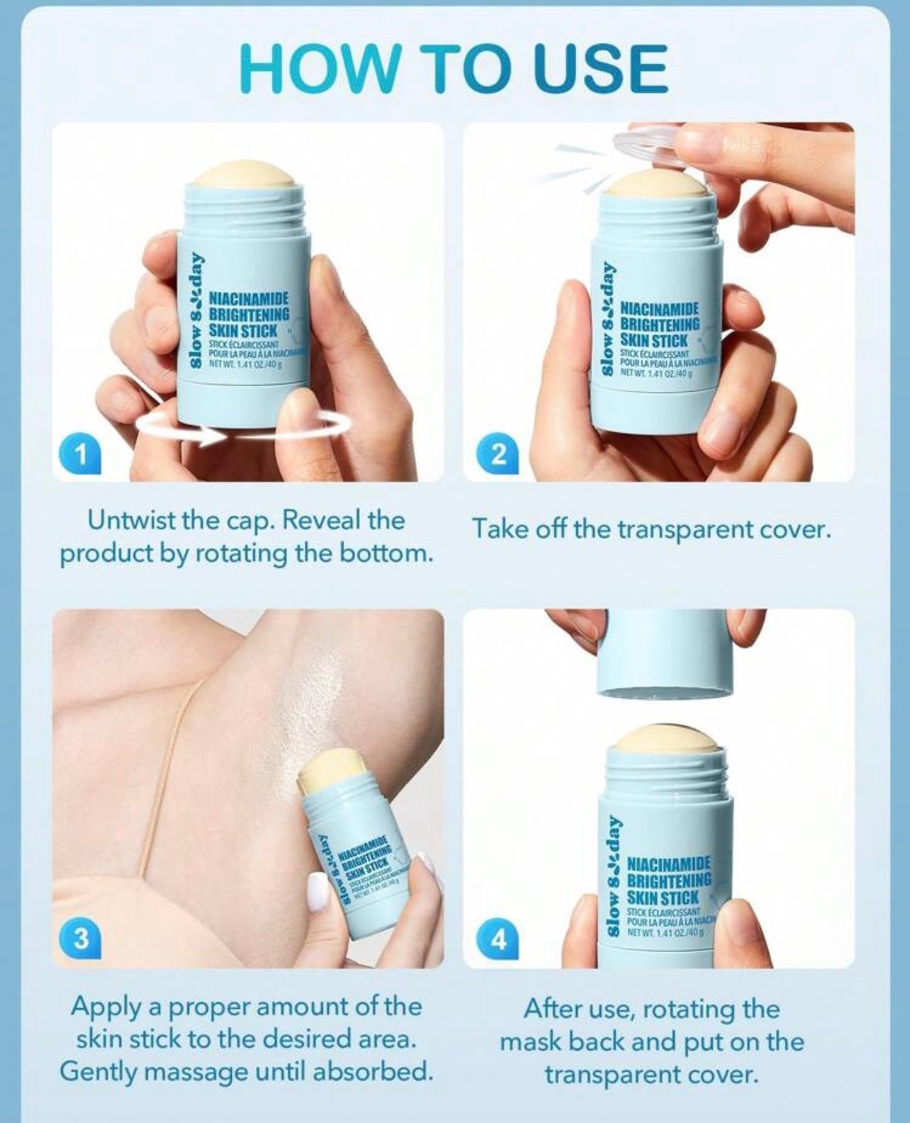 Niacinamide brightening Skin stick 14 feb