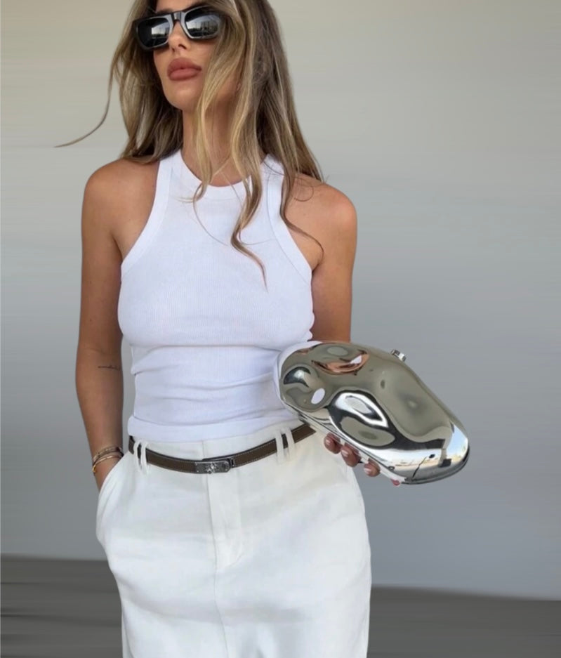 Gold aesthetic clutch