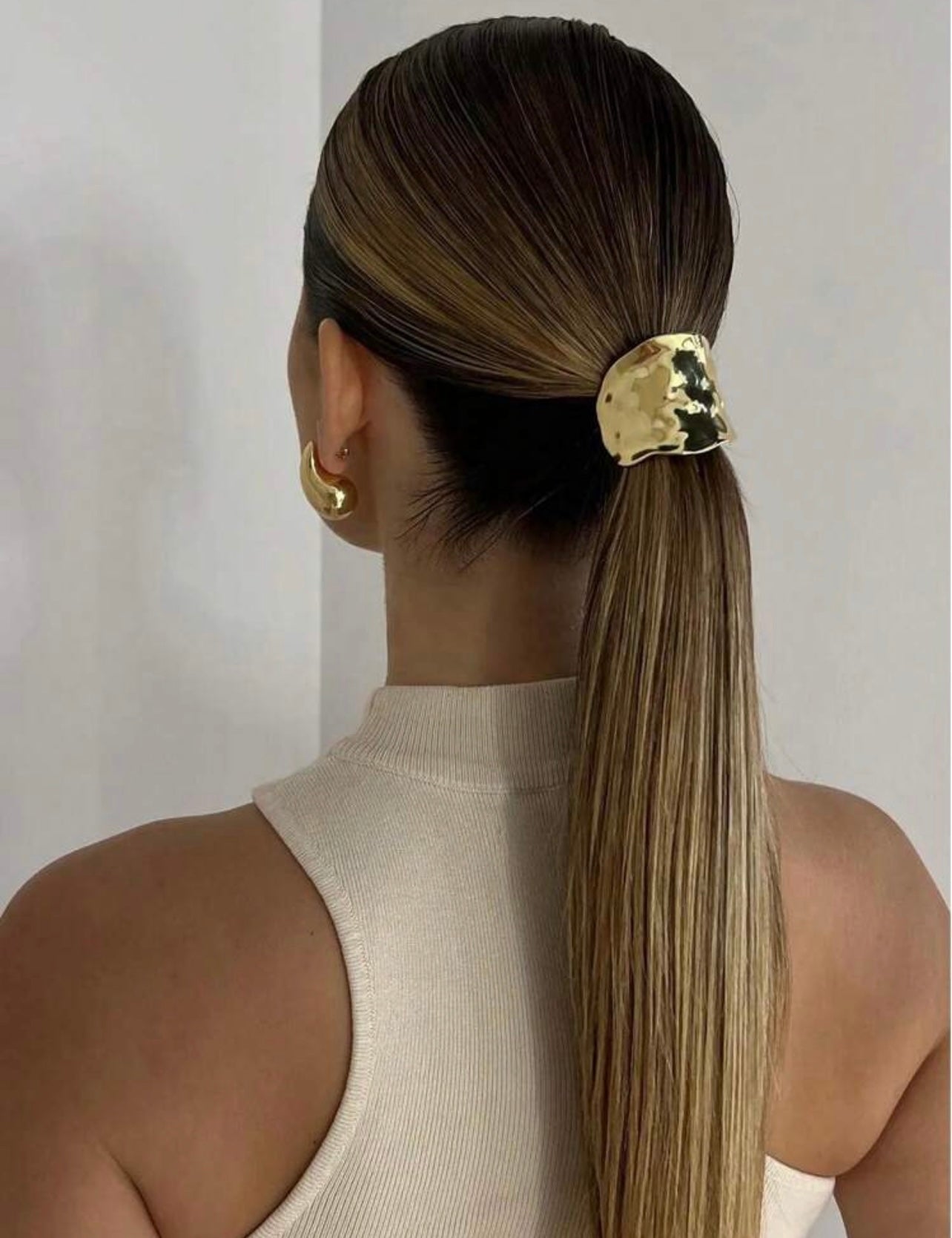 Gold rin hair band