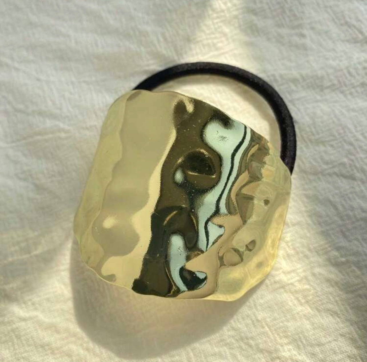 Gold rin hair band