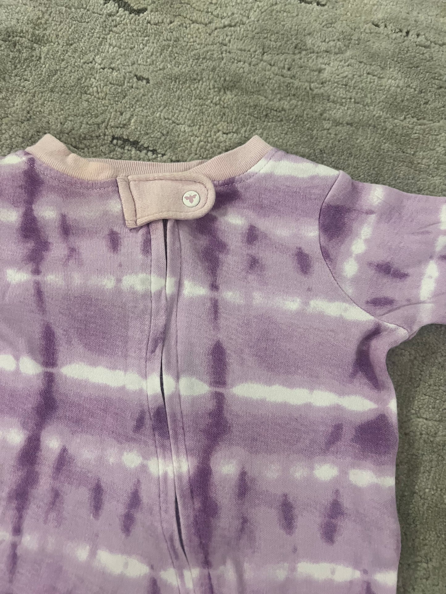 Purple tie dye pj