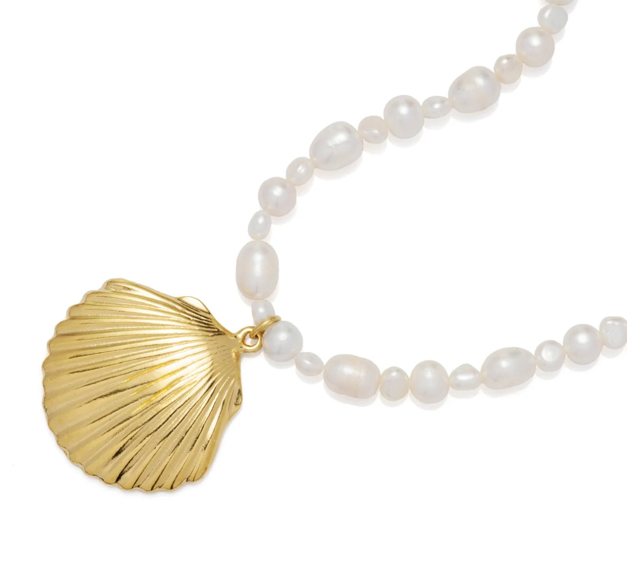 Mayamar Shell & pearl necklace