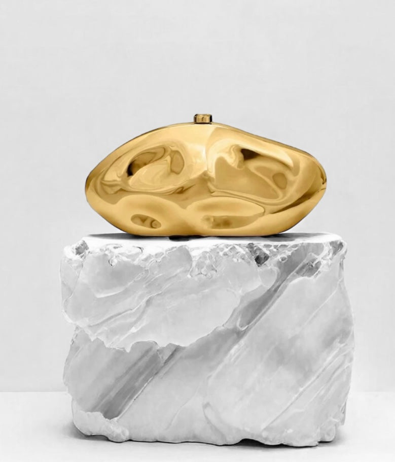 Gold aesthetic clutch