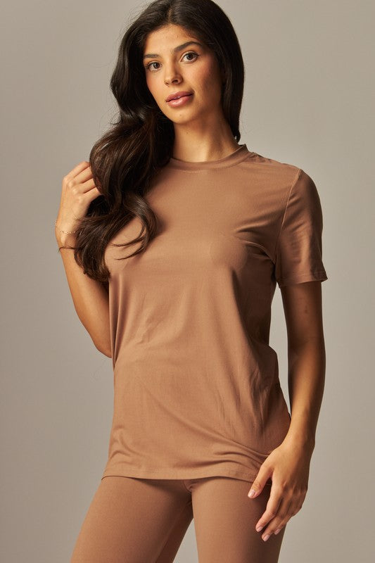 Mockha leggins & tshirt set