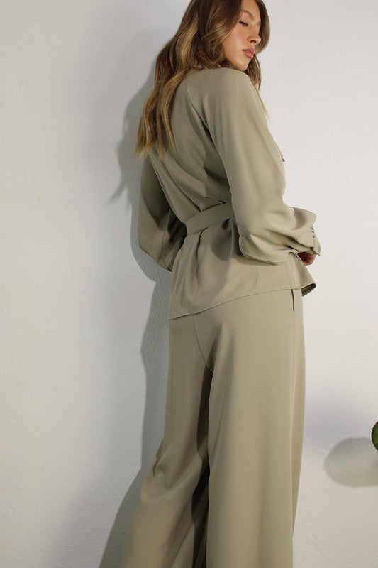 Gia pleated luxury set