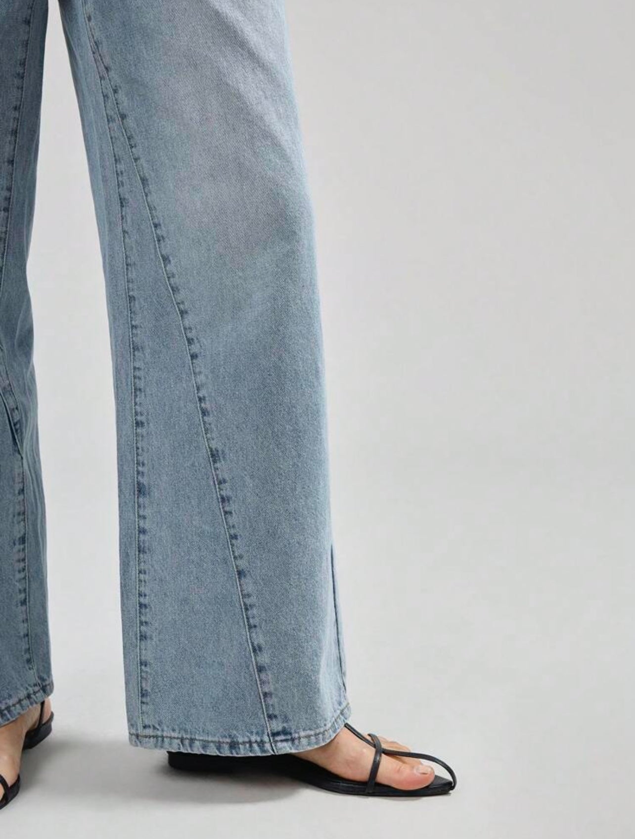 Double waist jeans