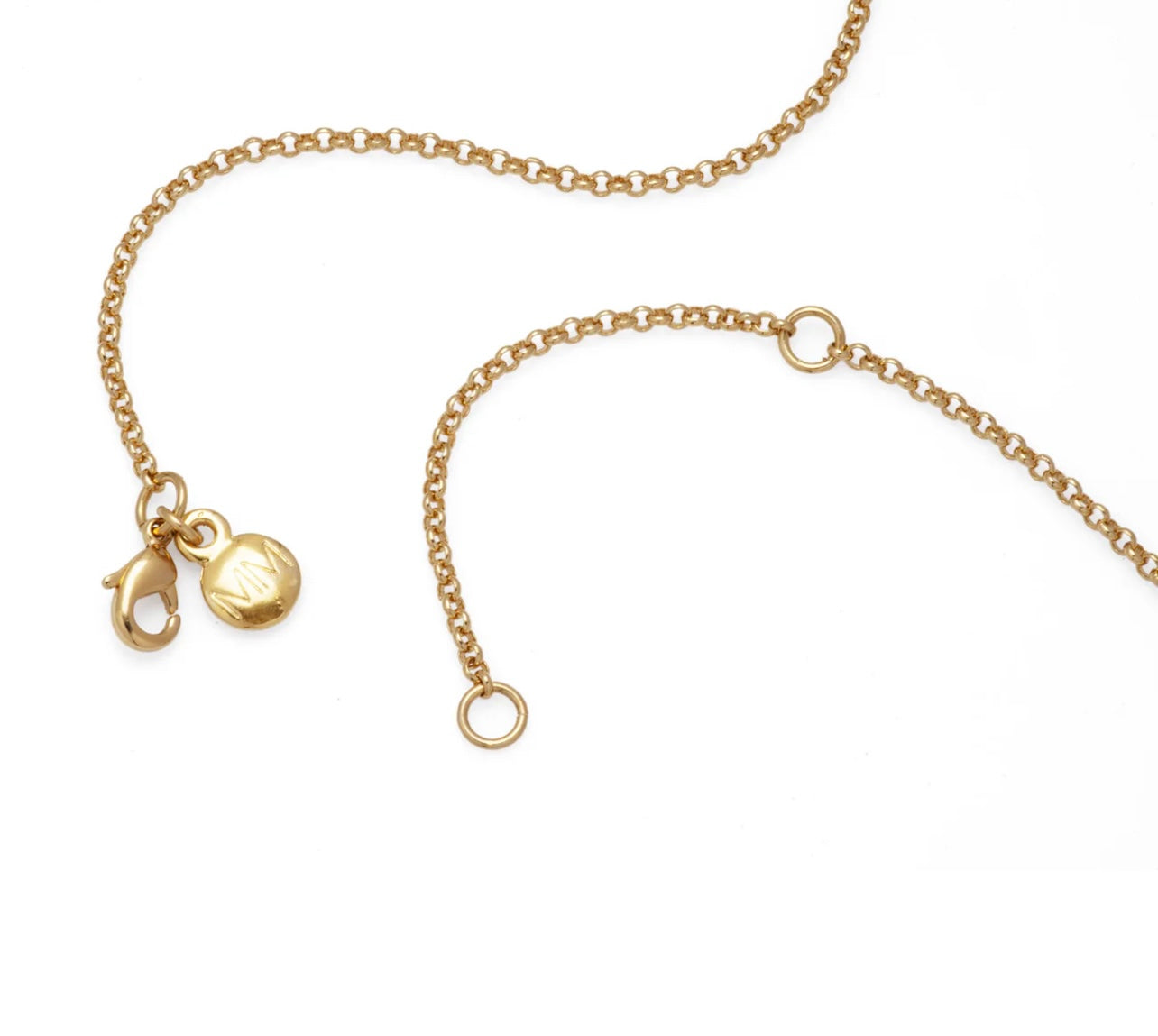 Mayamar Turquoise Bubble Initial Necklace