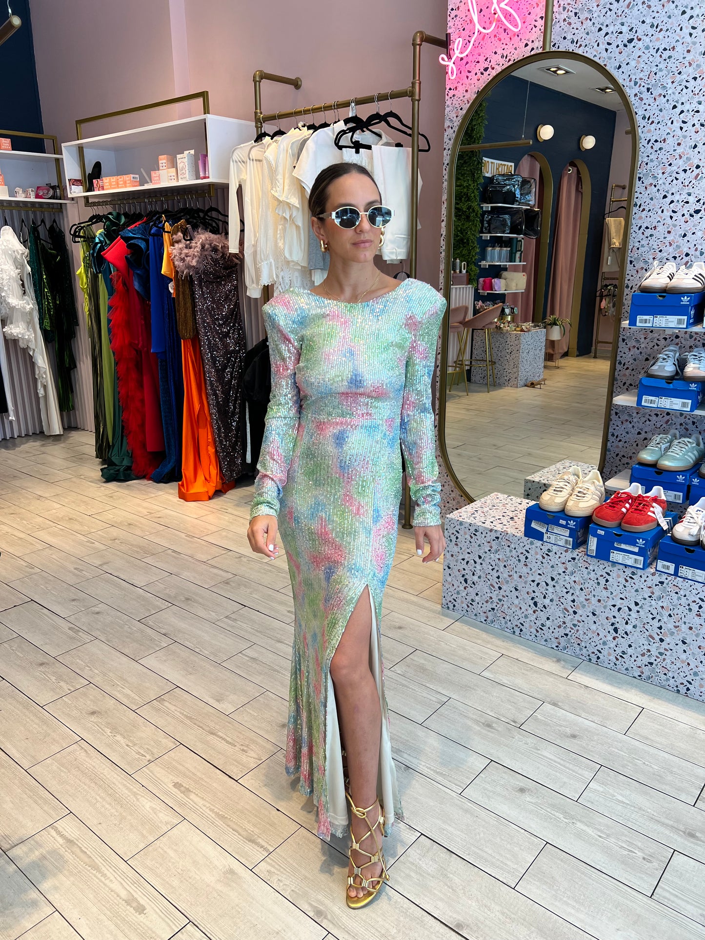 Sequins long sleeve dress 69.99