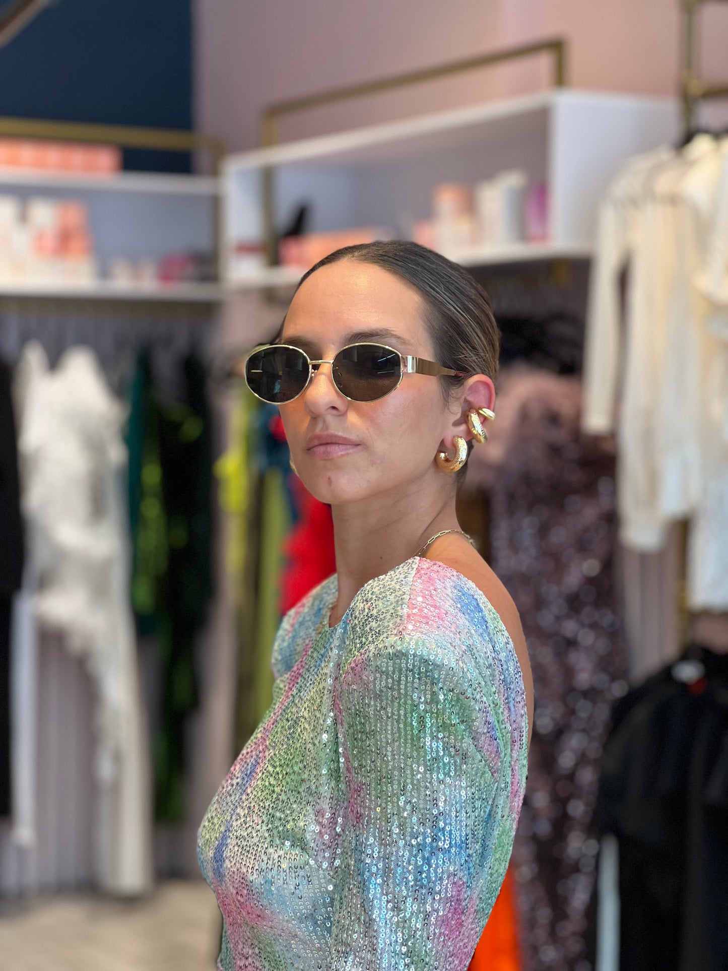 Sequins long sleeve dress 69.99