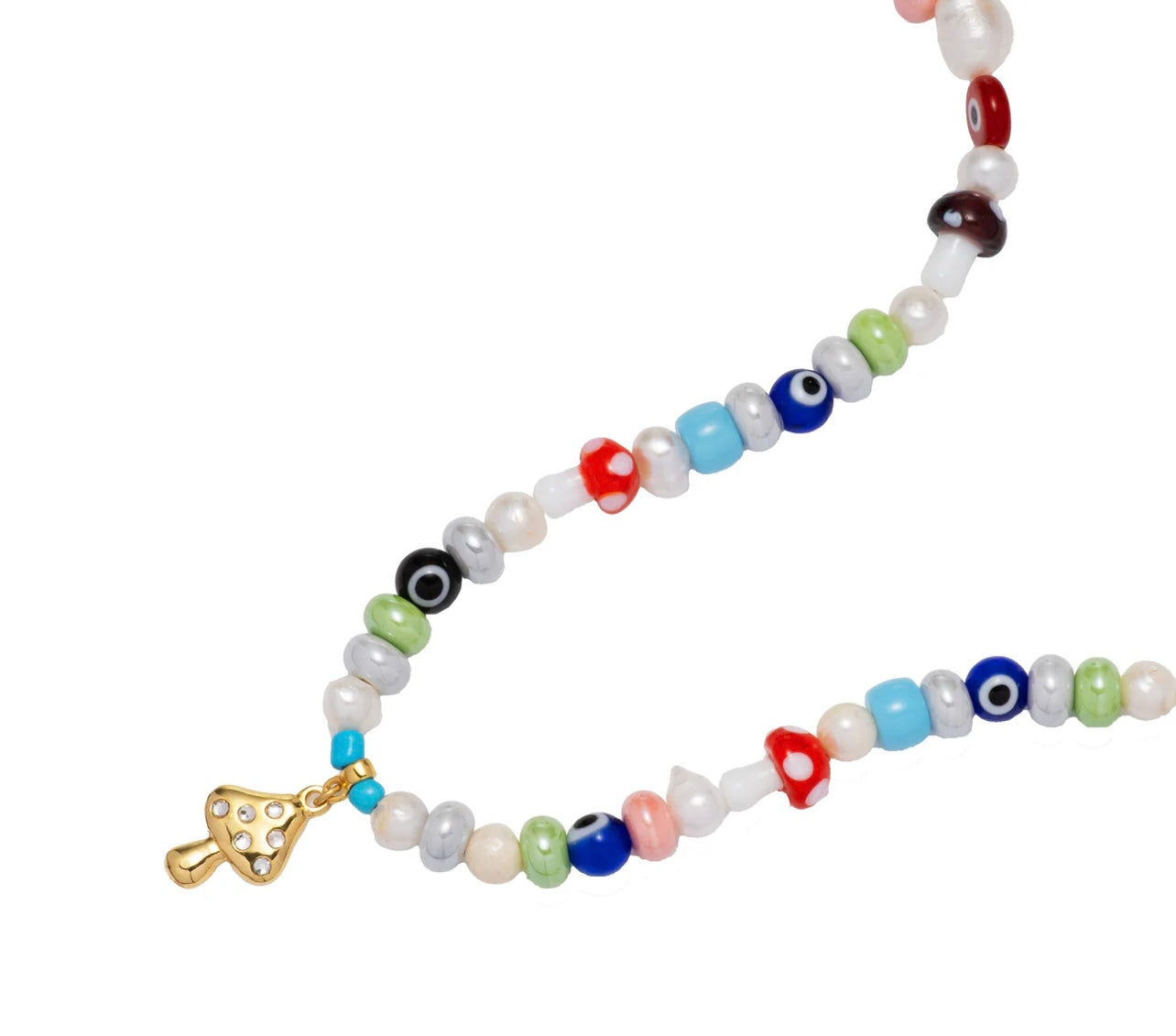 Mayamar Mushroom Charm necklace
