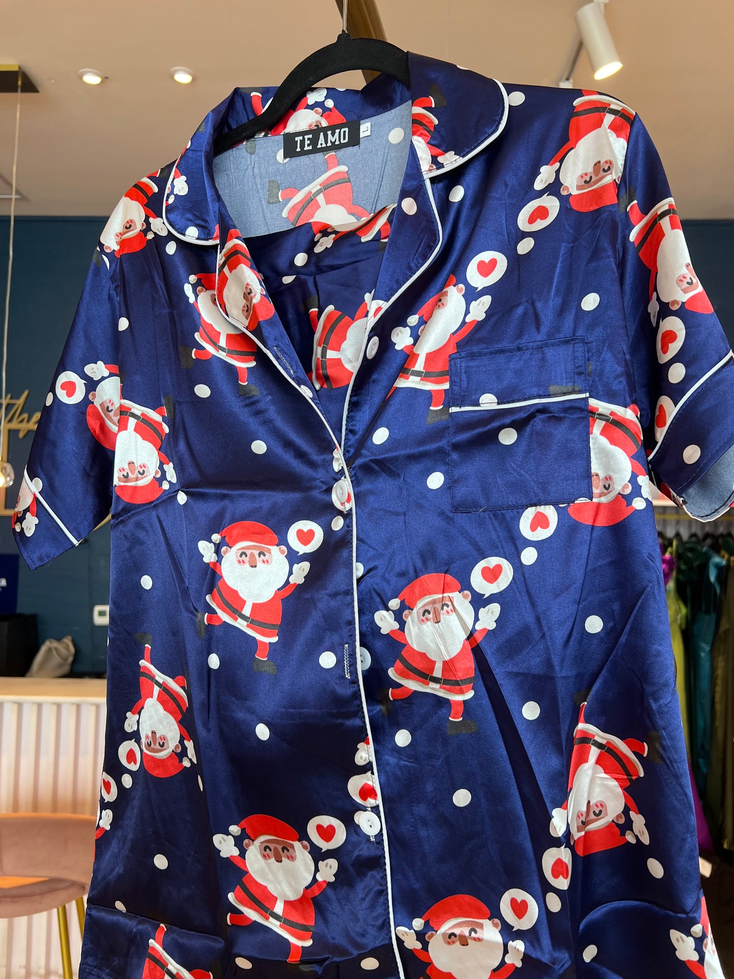 Navy christmas pijama