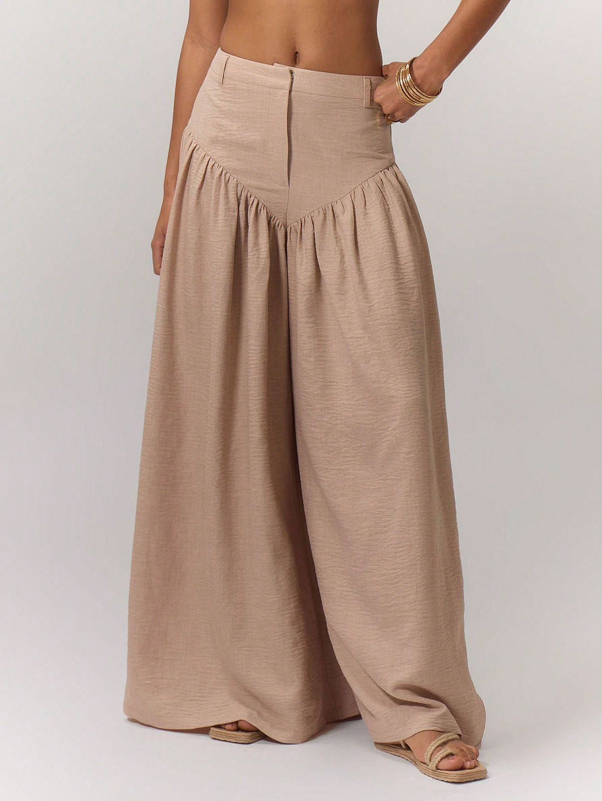 Khaki santorini pantskirt