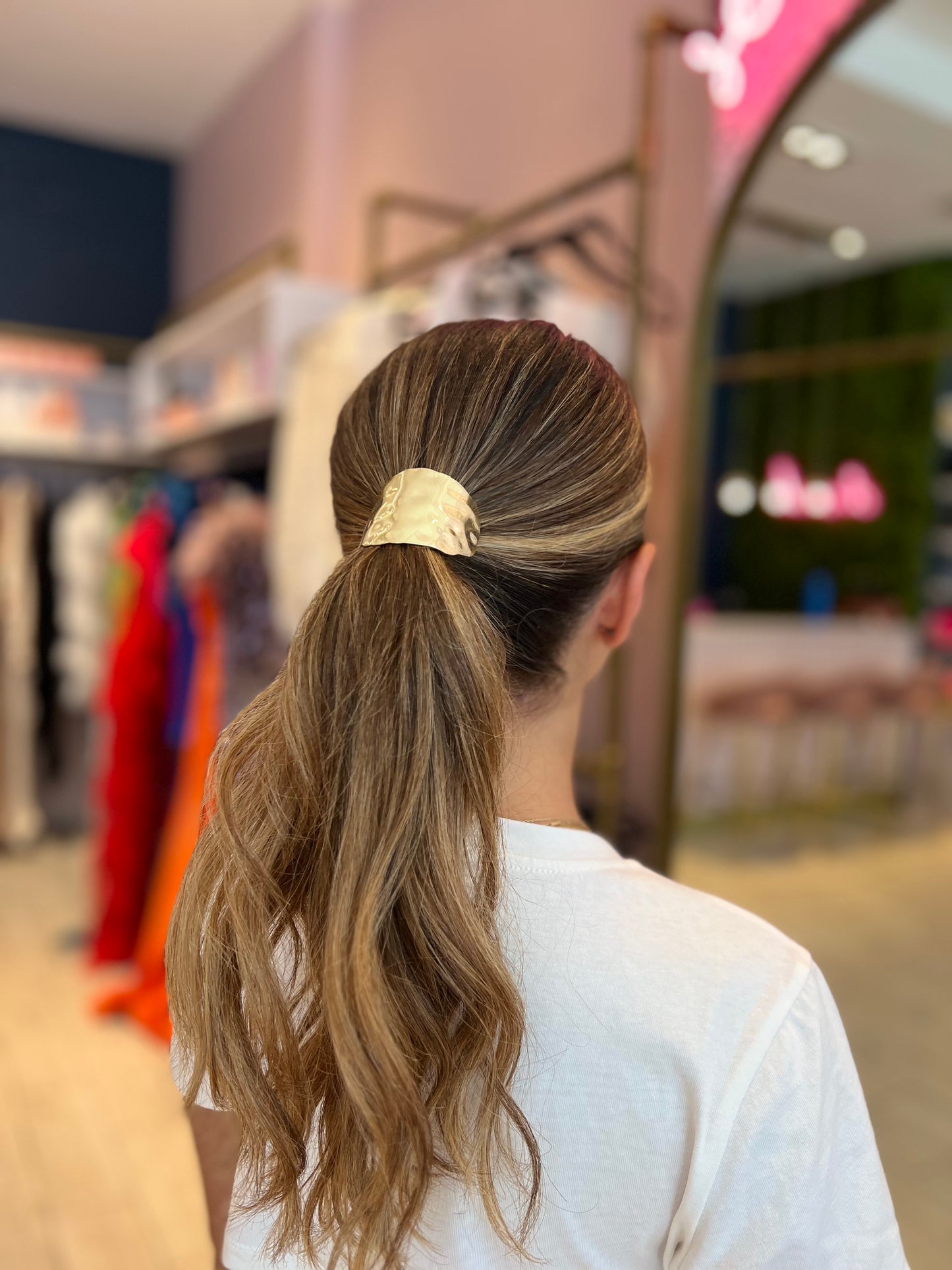 Gold rin hair band