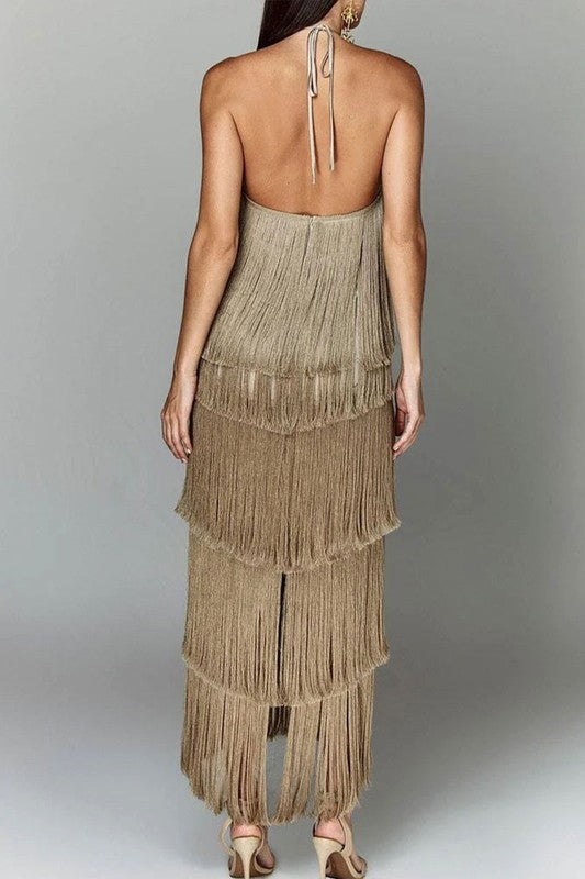 Bronze Gia’s Fringed Dress