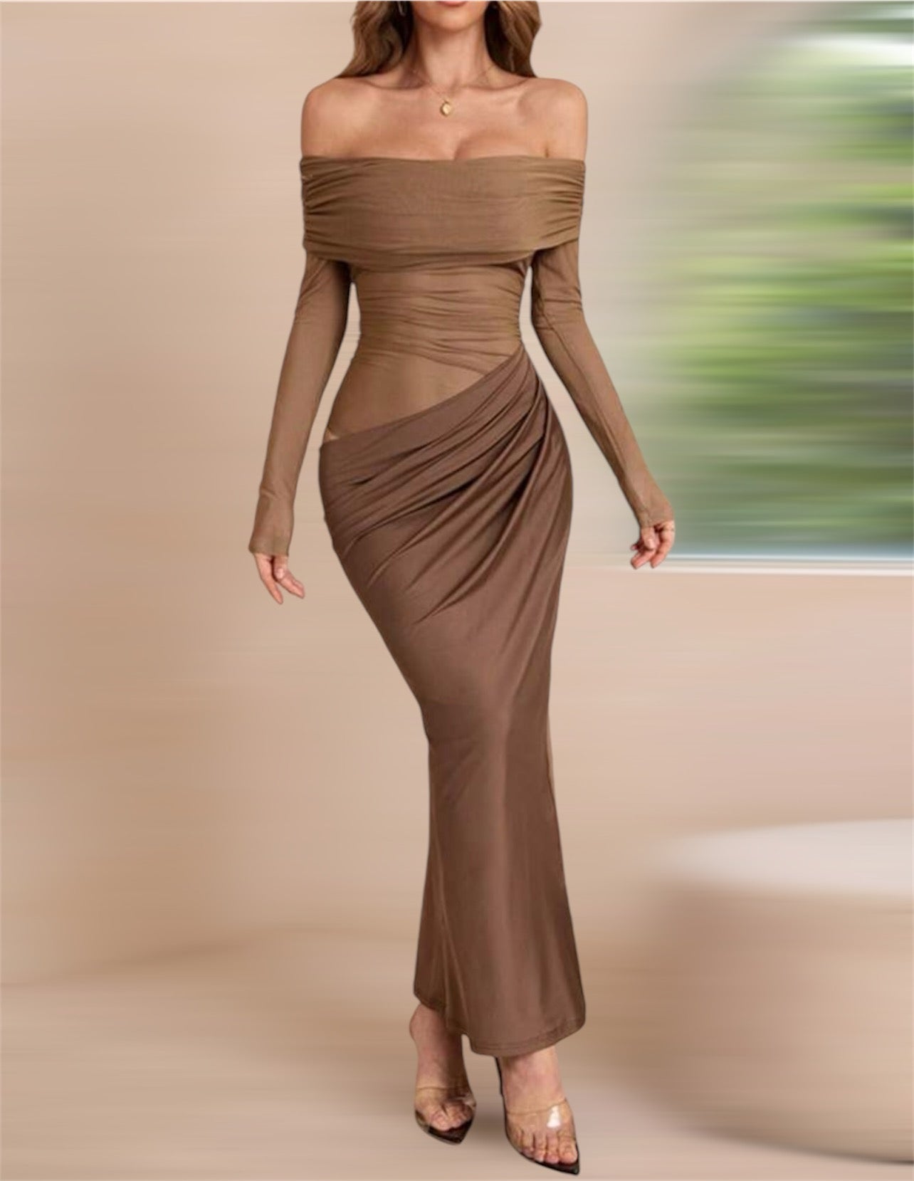 Mockha aesthetic dress
