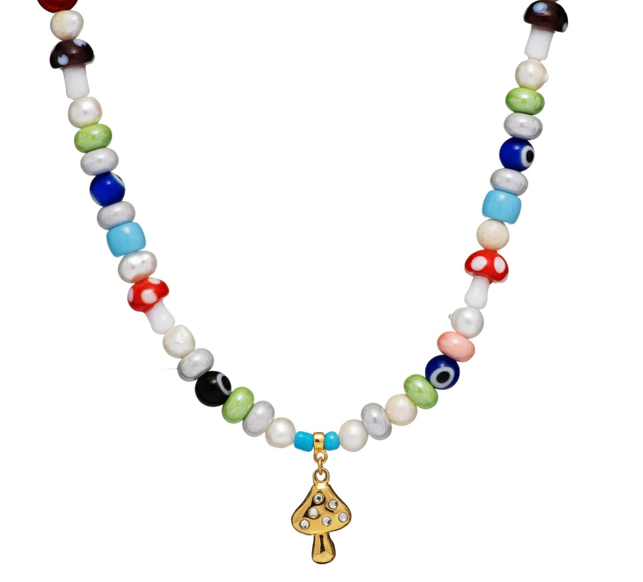 Mayamar Mushroom Charm necklace