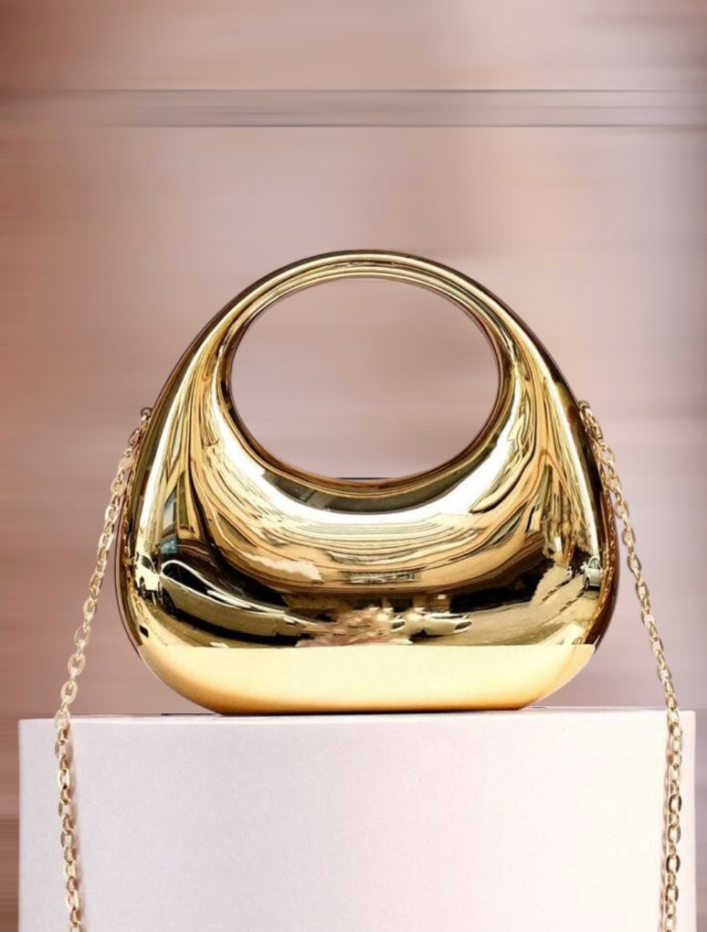 Gold aesthetic clutch