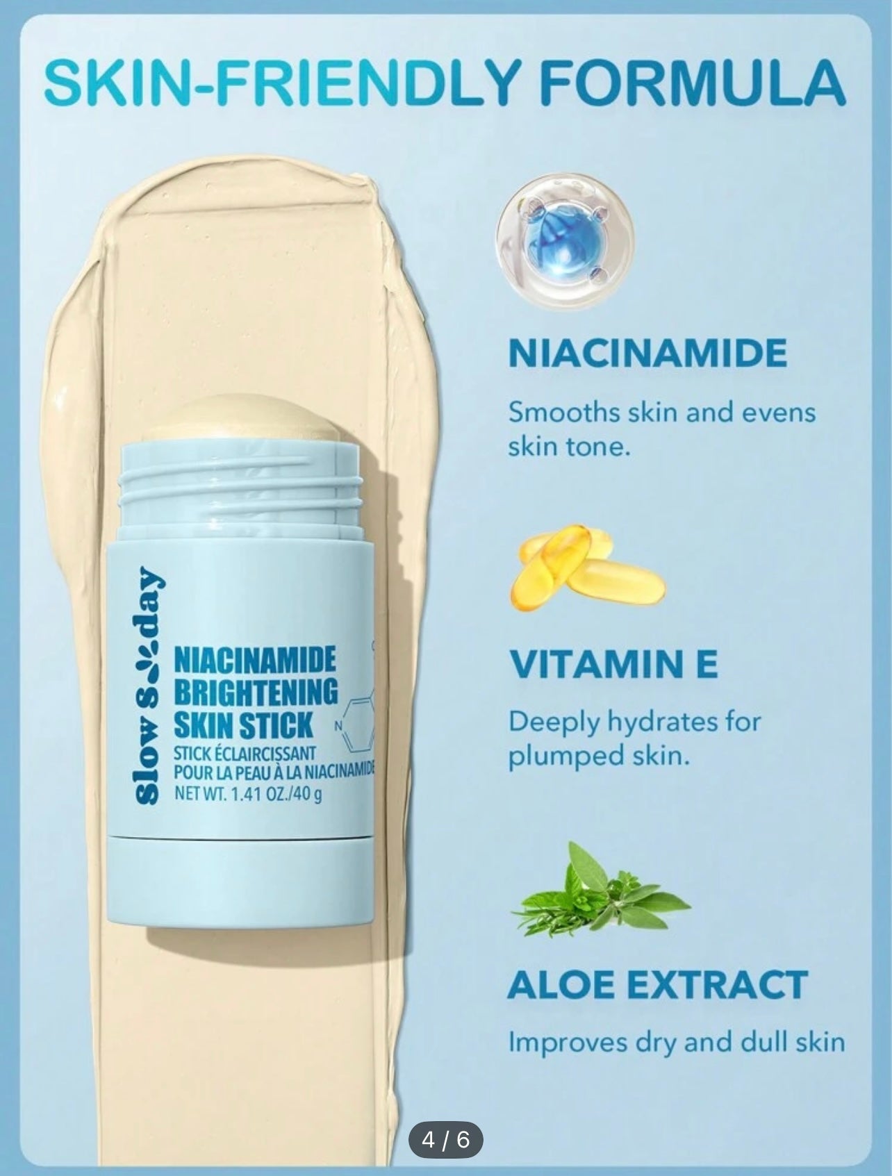 Niacinamide brightening Skin stick 14 feb