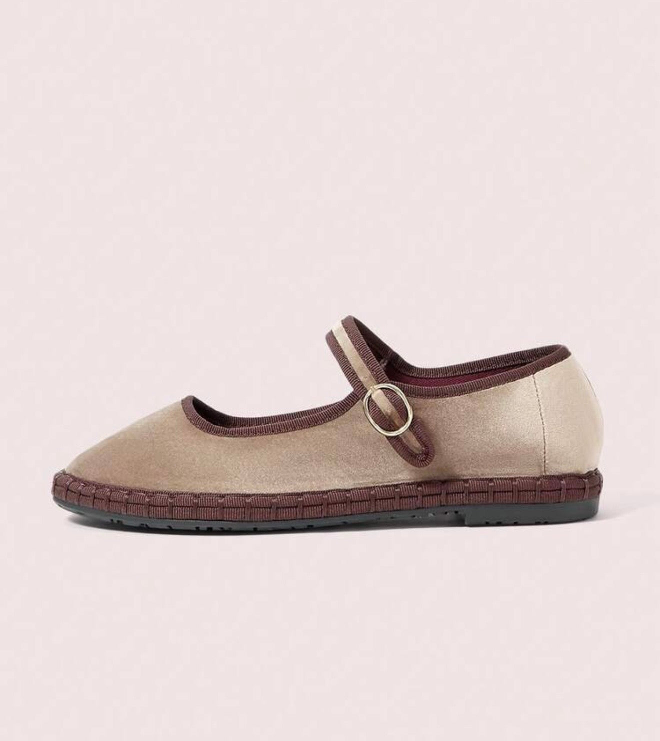 Brown & Nude DT Flats