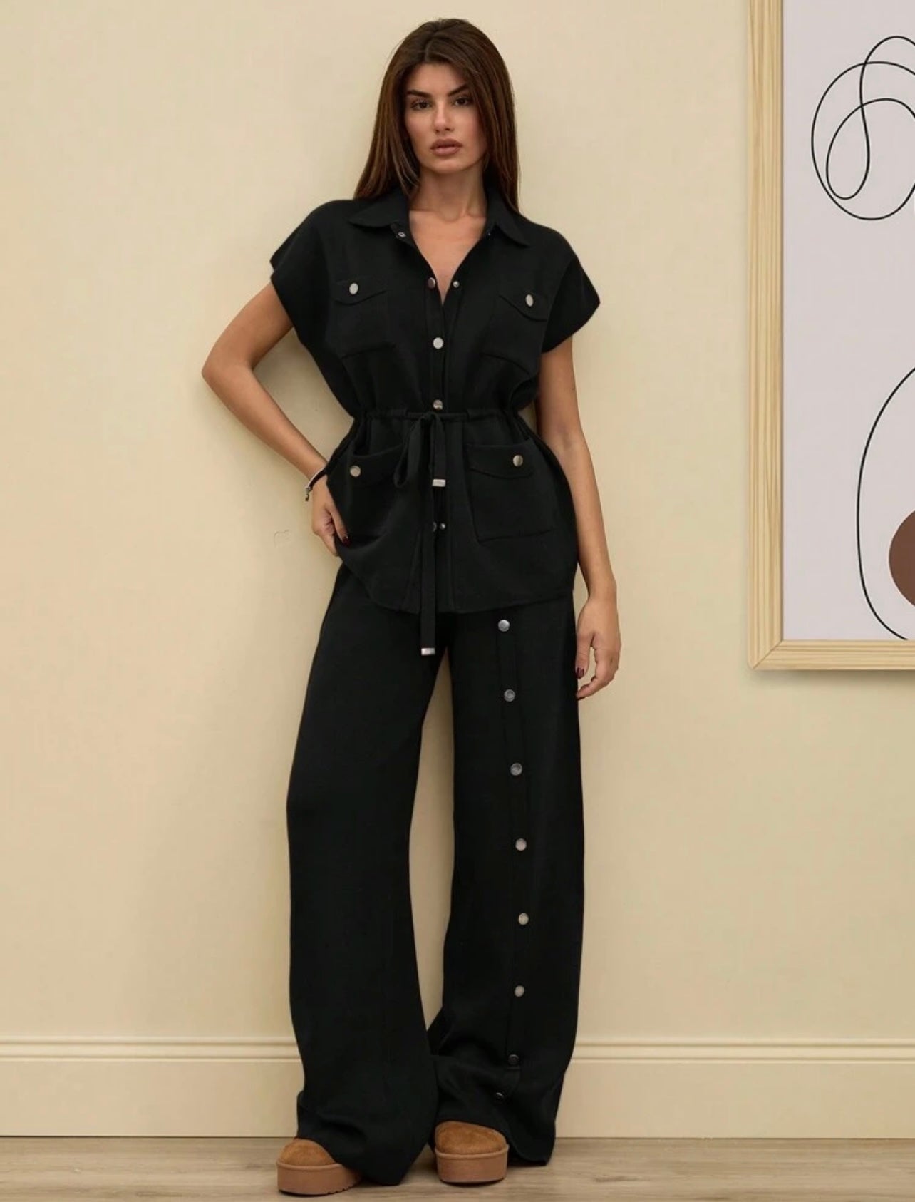 Black track suit (set de viaje )