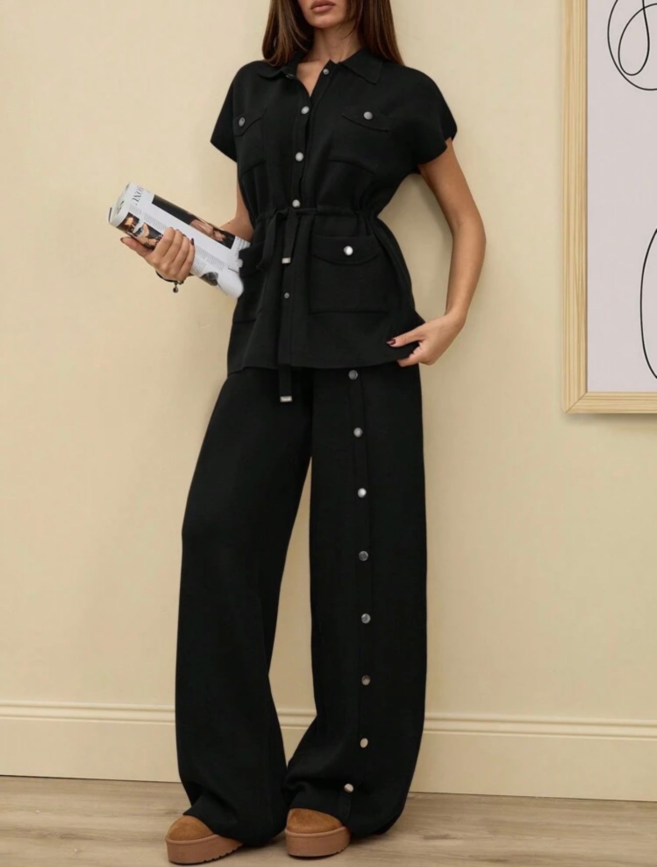 Black track suit (set de viaje )