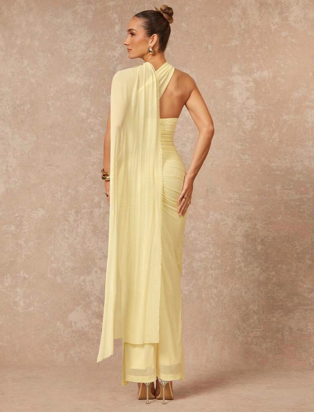 Butter yellow dress