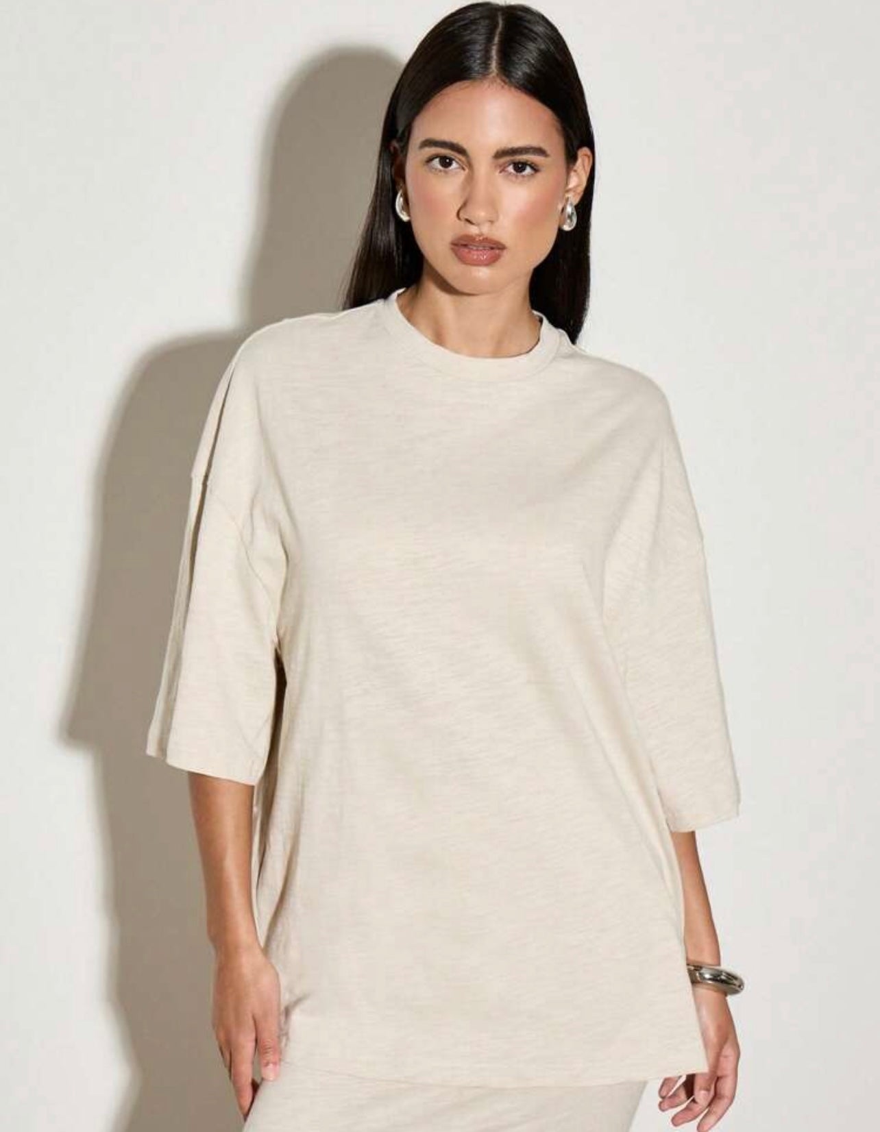 Nude loungewear skirt set 18 abril