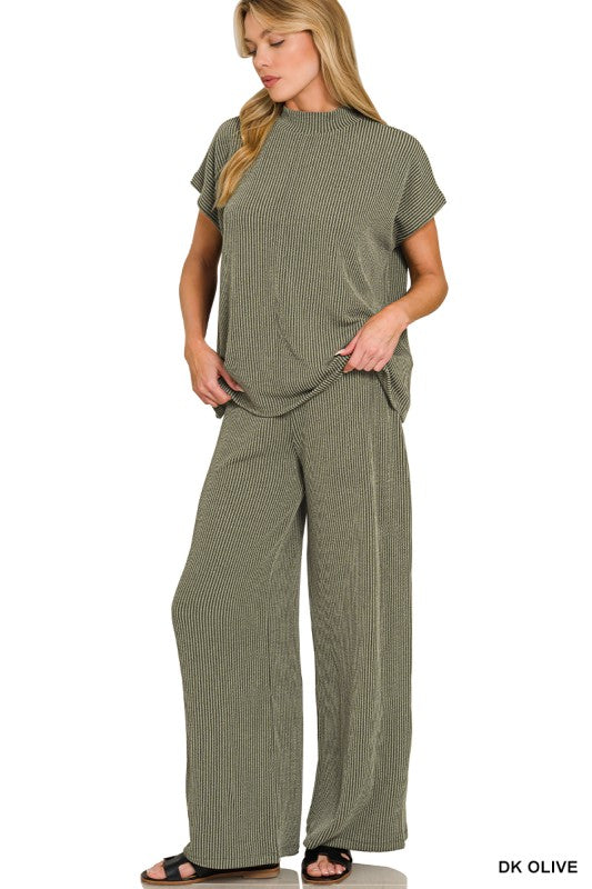 Olive set viaje texture line