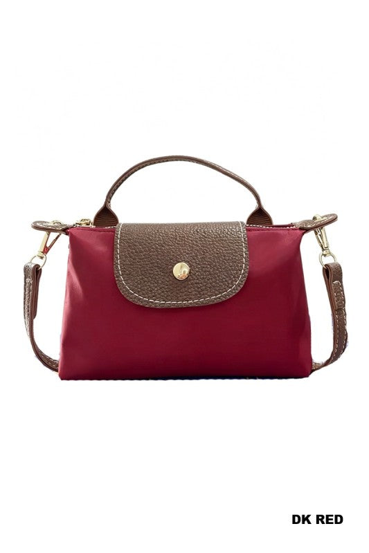 Dark red mini tote Bag