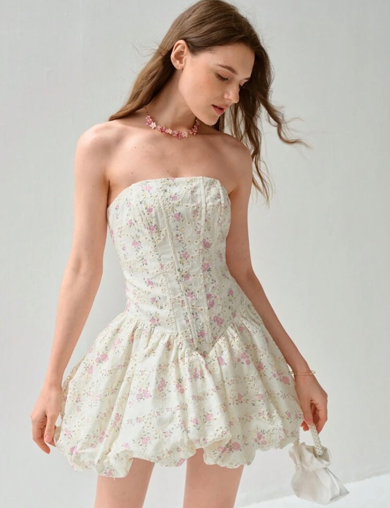 Pink corset dress 24 abril