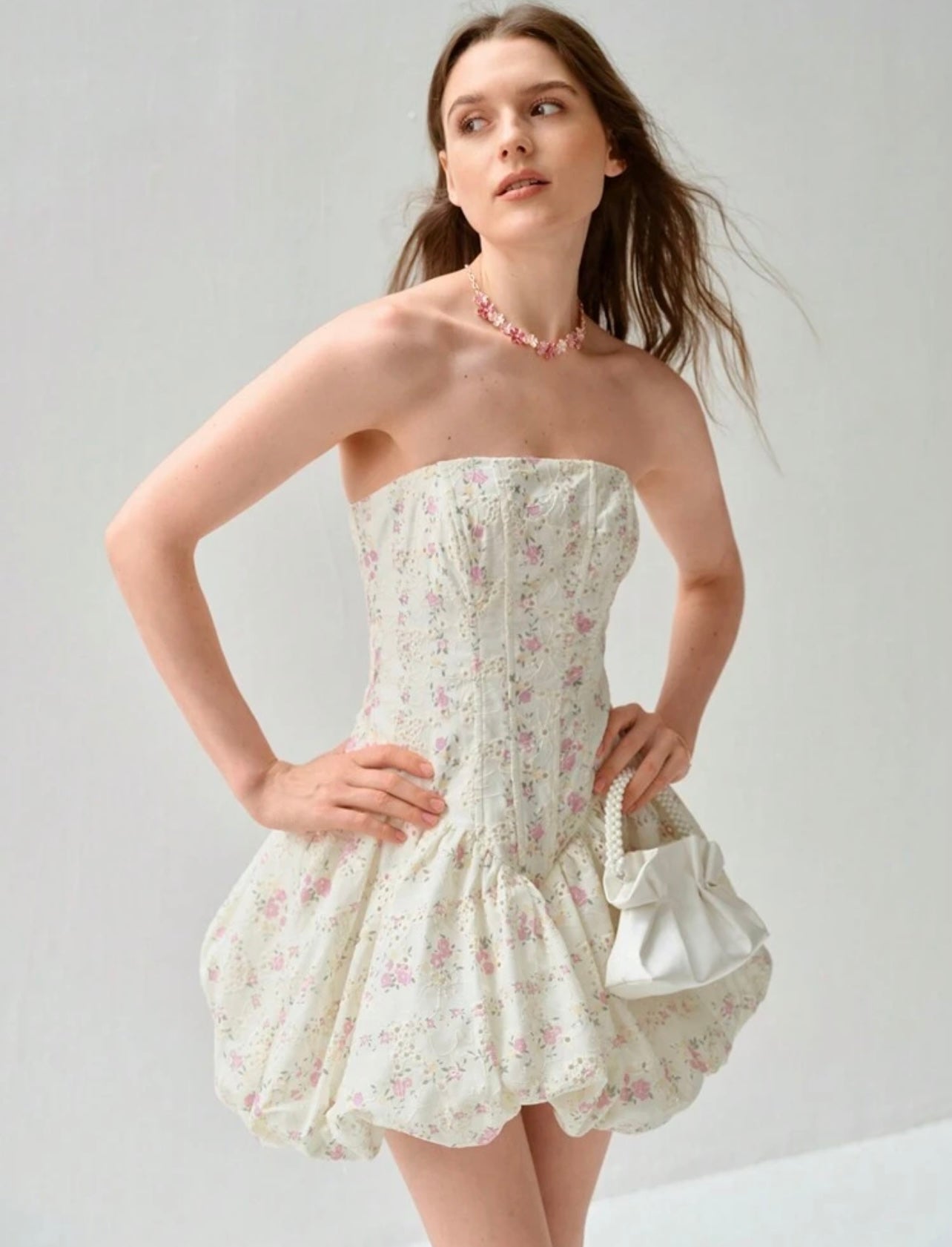 Pink corset dress 24 abril