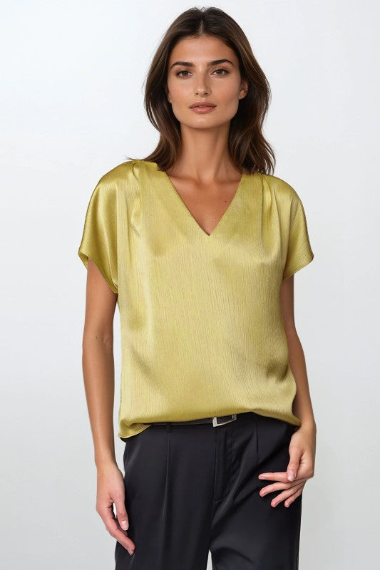 Lime Silky basic top