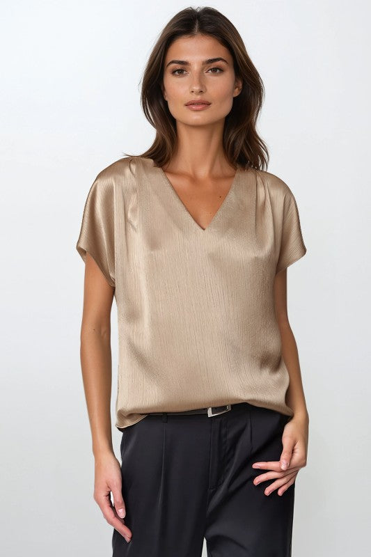 Nude Silky basic top