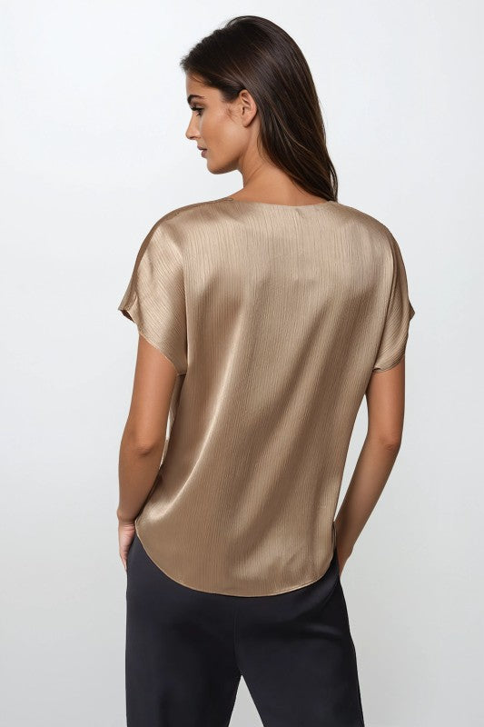 Nude Silky basic top