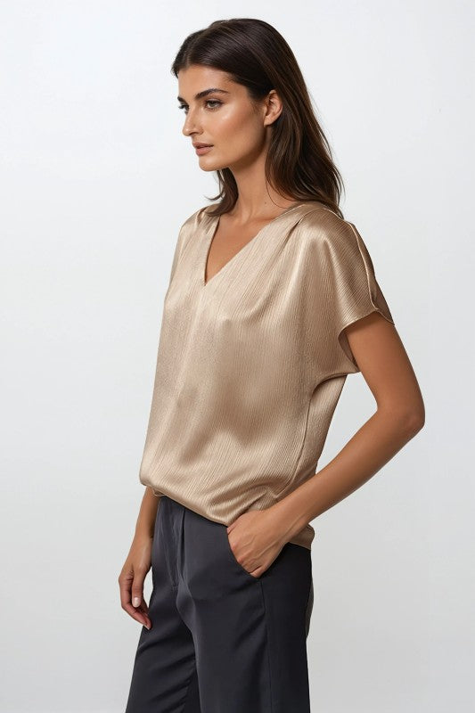 Nude Silky basic top
