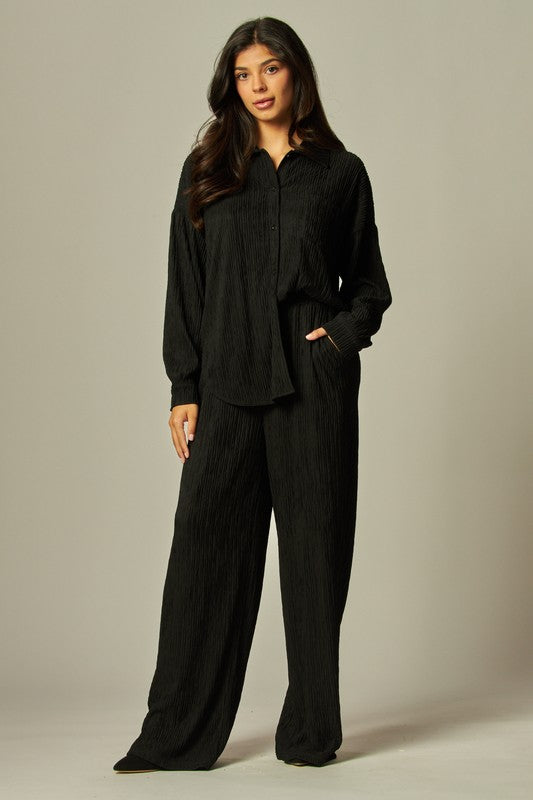 Black pants & top set viaje