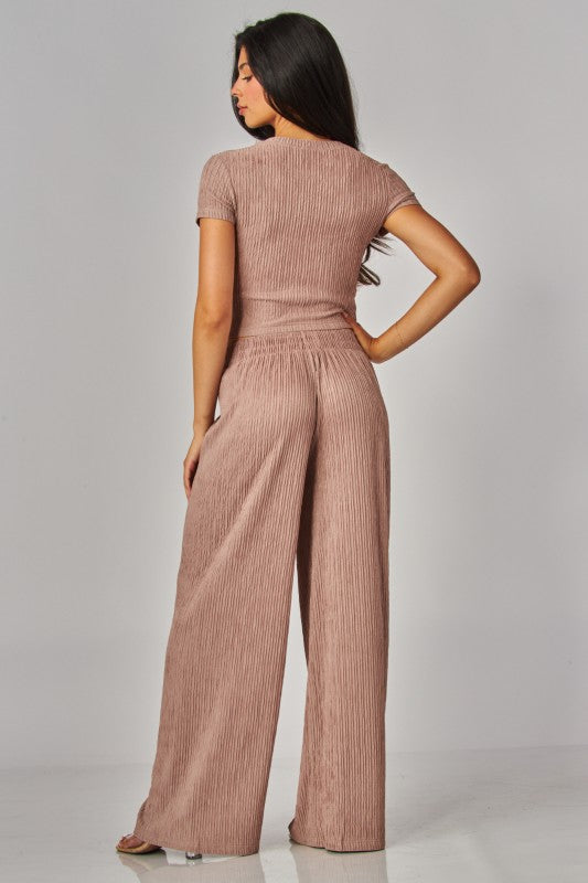 Blush pant & top set viaje