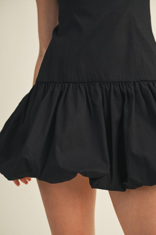 Black bubble dress 10 agosto
