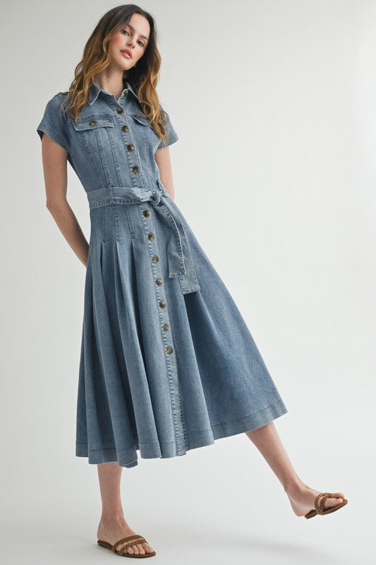 Denim midi Dress 28 julio