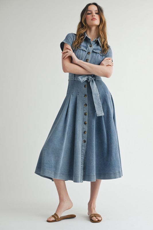 Denim midi Dress 28 julio