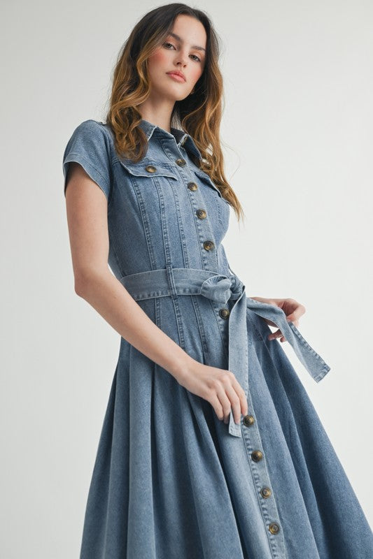Denim midi Dress 28 julio