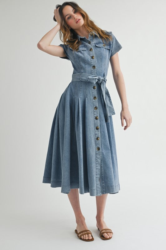 Denim midi Dress 28 julio