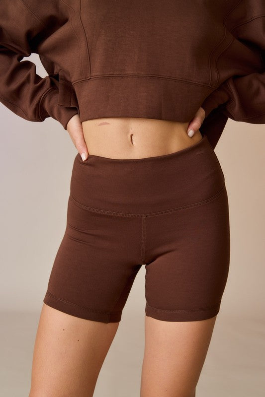 Coffee aesthetic Biker & sweater set